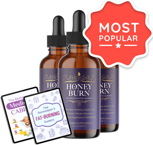 HoneyBurn - 3 Bottles + 2  Ebooks